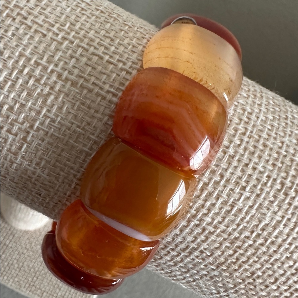 Carnelian Stretch Bracelet by Jay King - Picture 3 of 10